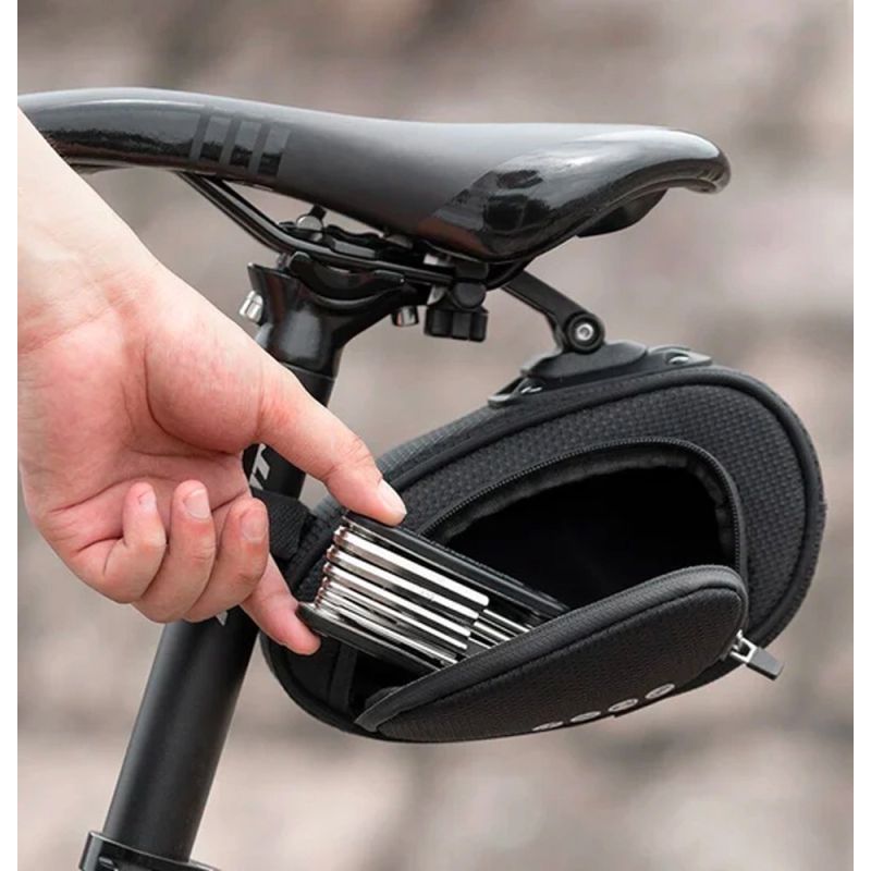Rockbros C40 bicycle under the saddle - black fekete táska