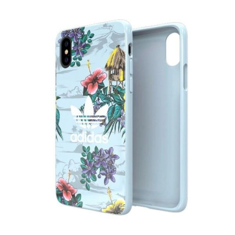 Adidas OR SnapCase Floral case for iPhone X / Xs - gray szürke phones and accessories