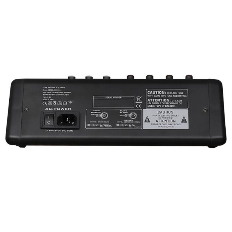 DNA HLC 4 MK2 - Analog Mixer with USB, MP3, Bluetooth, Phantom, DSP Processor görkorcsolya