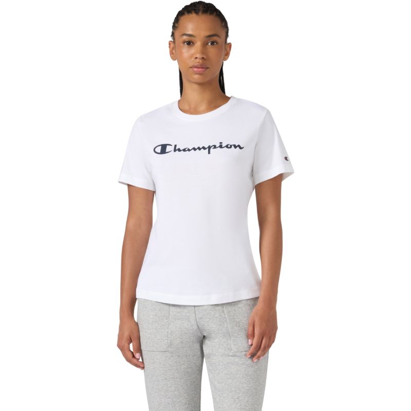 Champion Sleeve T-Shirt White 118428 WW001 fehér női póló 118428WW001