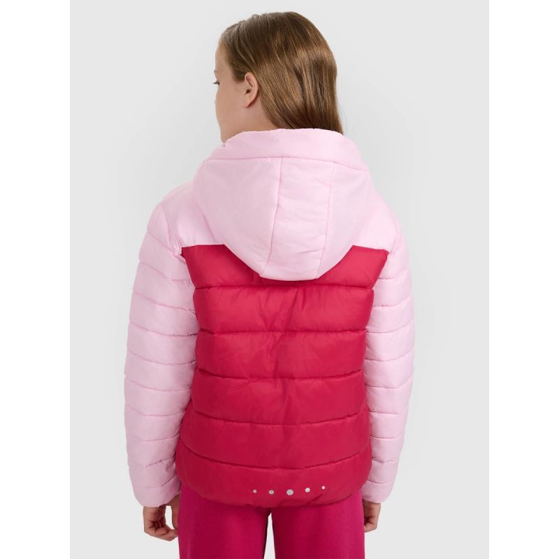 4f Girls' down jacket with synthetic filling 4FJRAW25TDJAF0771-54S Ruházat