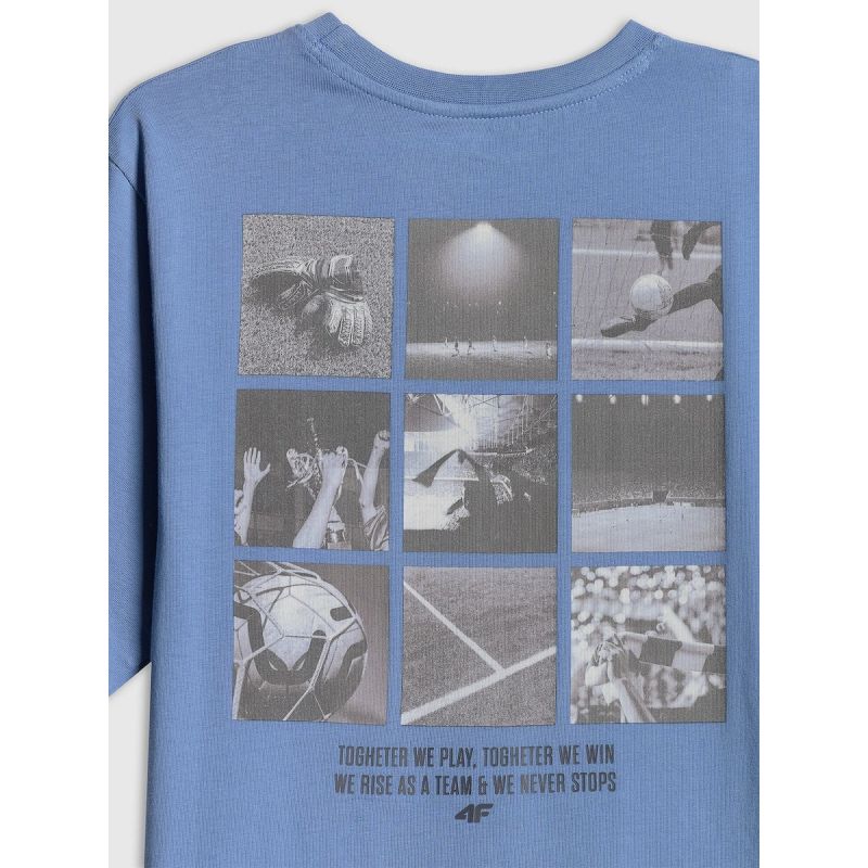 4F Boy's loose T-shirt with print 158/164 ruházat 4FJRSS26TTSHM4277-32S