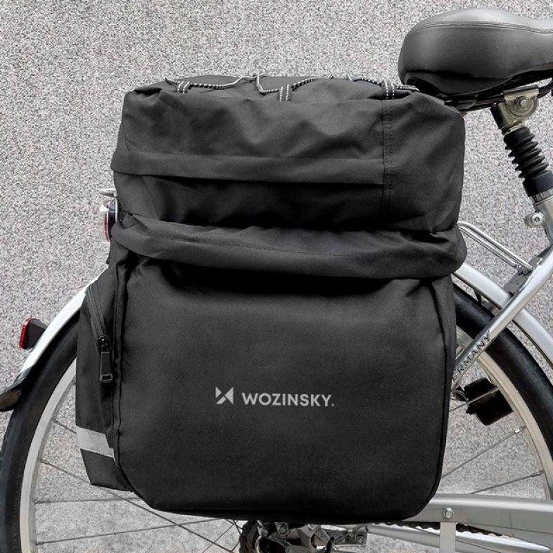 Wozinsky 60L spacious bike rack (rain cover included) black ( ) fekete táska WBB13BK