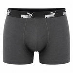 Puma Men's Boxershorts 6-Pack Black Green Boxer Briefs szürke fehérnemű 7012182544733