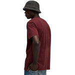 Puma Ess Elevated Relaxed Wash Tee Burgundy 688048 96 Ruházat