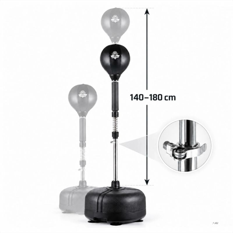 DBX Bushido Standing boxing for adults, adjustable, reflex | fekete labda TLS-NK
