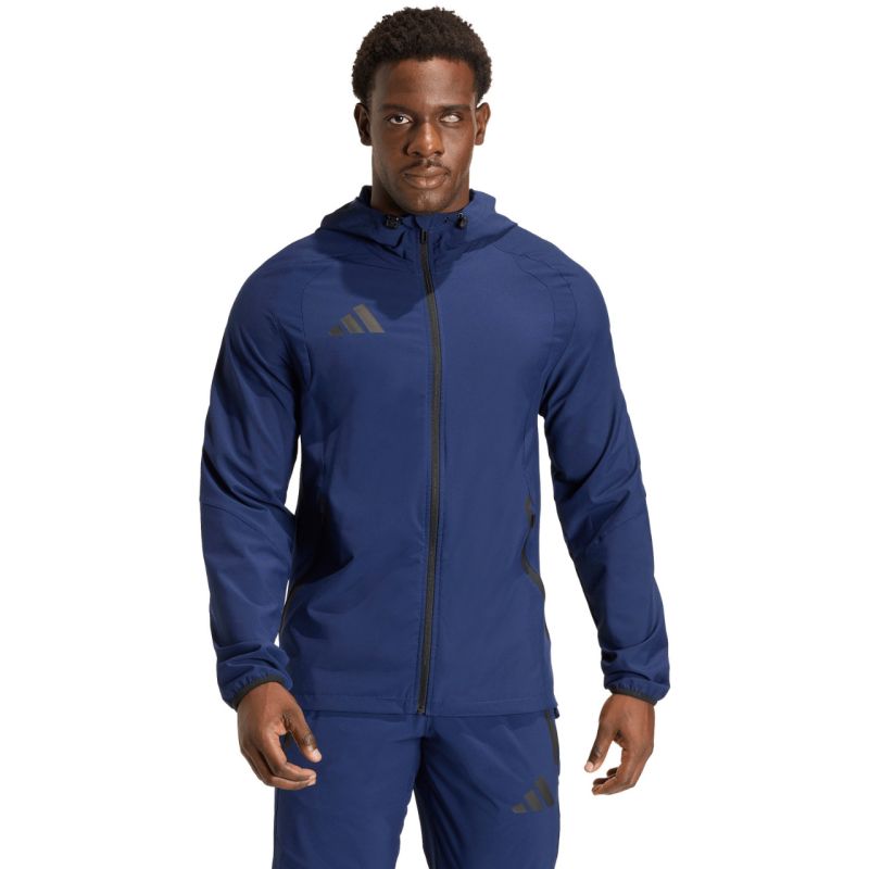 Men's adidas Tiro 26 Travel Windbreaker Navy Blue KD3334 sötétkék kabát