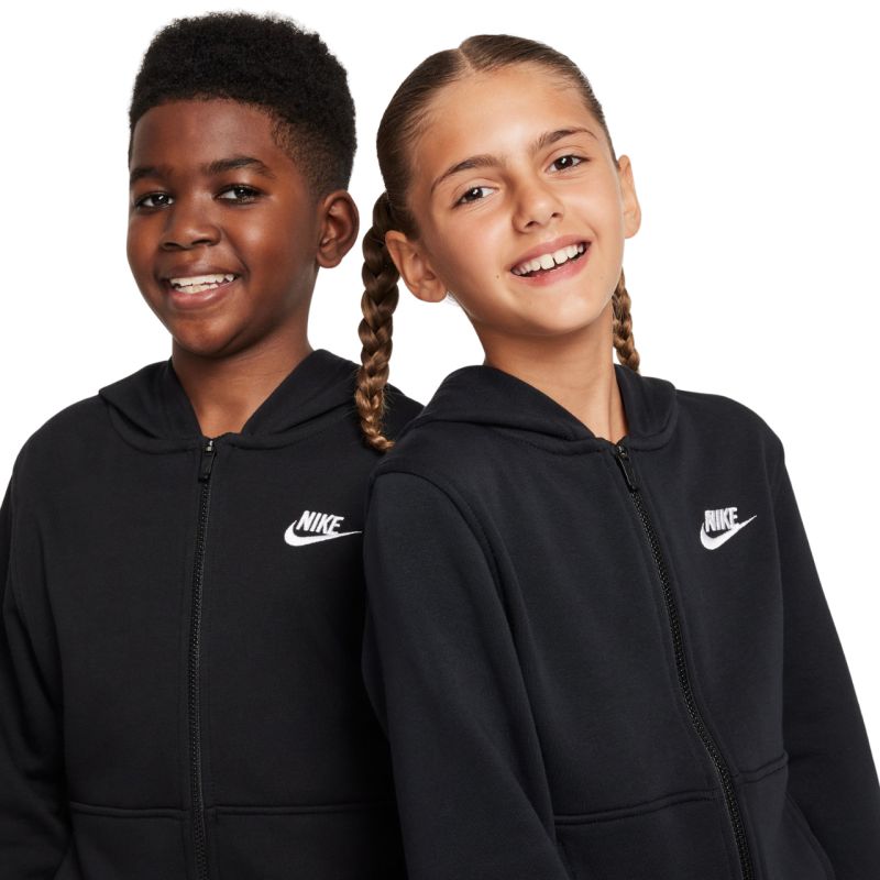 Nike Club Fleece Kids' Sweatshirt fekete pulóver FD3017010