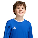 Adidas Entrada 26 Long Sleeve Jersey Kids' Shirt, kék gyerek póló KF5886