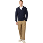 Champion Men's Full Zip Hoodie Sweatshirt Navy Blue 220786 BS501 sötétkék kapucnis pulóver