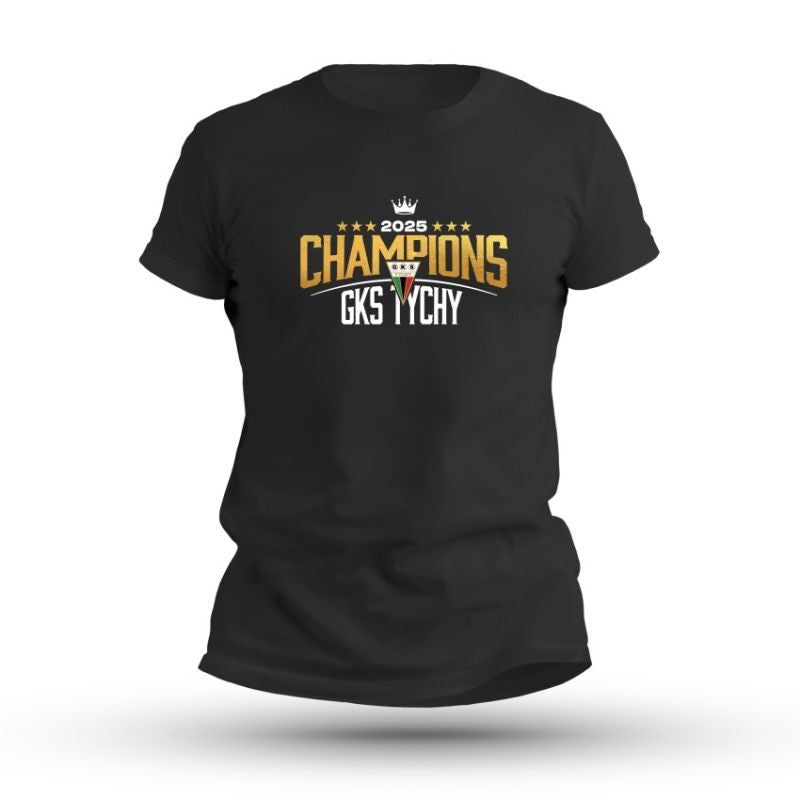 GKS Tychy Champions sleeve shirt fekete short