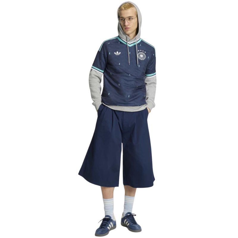 Men's adidas Germany 26 Away Jersey Navy JN2074 kék póló
