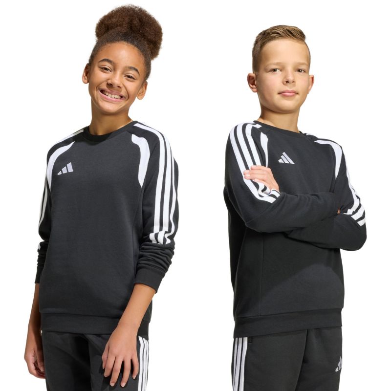adidas Tiro 26 League Sweat Crew kids' sweatshirt black KF5822 104cm pulóver