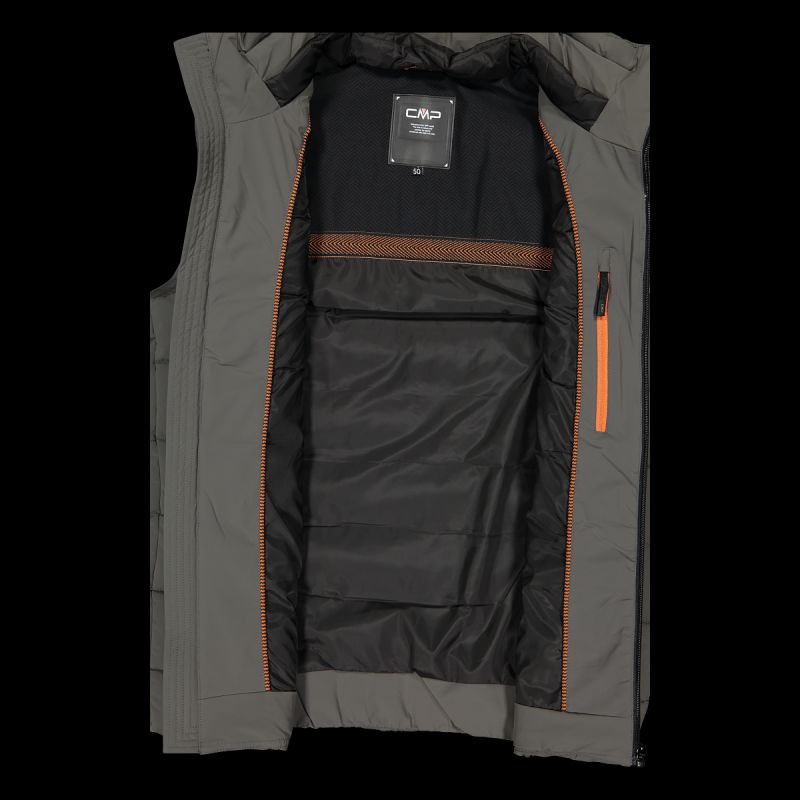 CMP men's insulated vest, winter sports vest, gray ( ) szürke vests