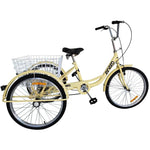 3-WHEEL BIKE 24 VANILLA SHIMANO 6-speed