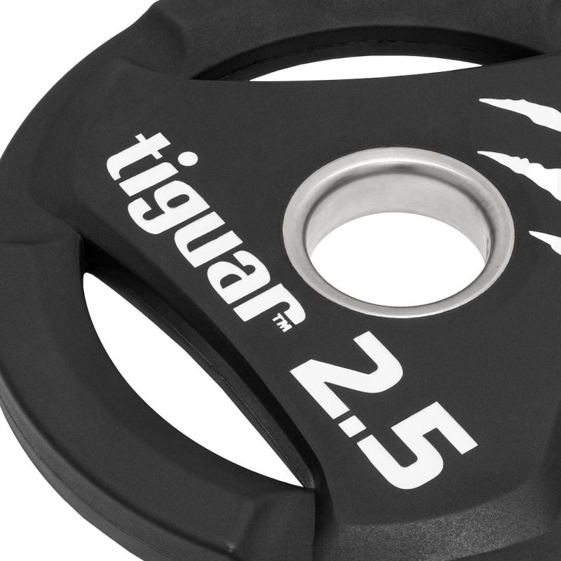 Tiguar PU Olympic plate 2.5 kg fekete kiegészítő TI-WTPU00250