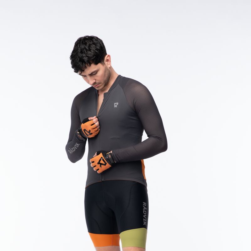 Radvik Thialfi Gts Cycling Jersey fekete póló