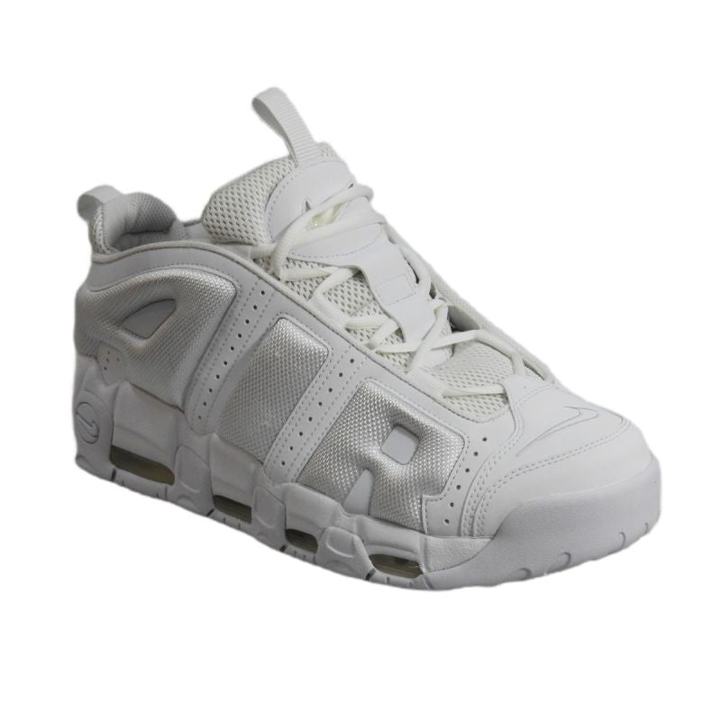 Nike Air More Uptempo Low Triple White Men's Sports - FZ3055-100 fehér kosárlabdacipő