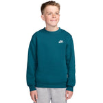 Nike Sportswear Club Fleece Kids' Sweatshirt zöld pulóver FD3006372