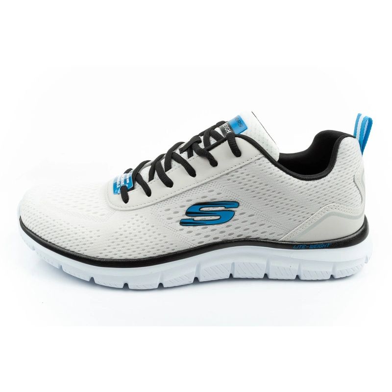 Skechers men's sports Track-Ripkent comfortable lightweight fashionable ecru utcai cipő