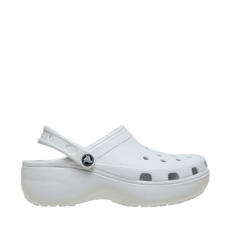 Crocs Classic Platform Women's Clogs Off-White 206750 1NK