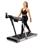 HMS MULTI Electric Treadmill with Desk 1-12 km/h, Gray szürke edzőfelszerelés 17-19-126