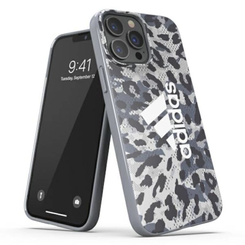 Adidas OR SnapCase Leopard Case for iPhone 13 Pro / iPhone 13 - Gray