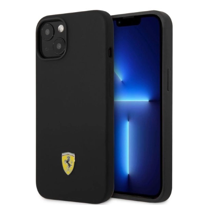 Ferrari FEHMSIP14SBK iPhone 14 6.1" /black hardcase Silicone Metal Logo Magsafe fekete futócipő