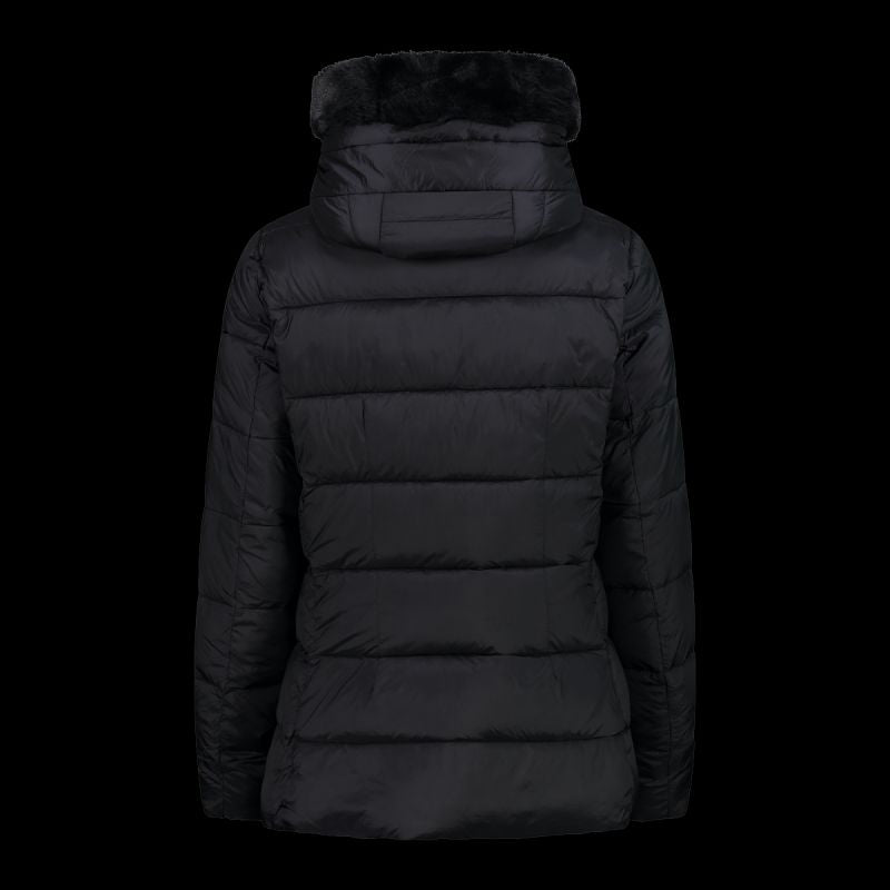 CMP women's winter with hood, sports, insulated, black ( ) fekete dzseki