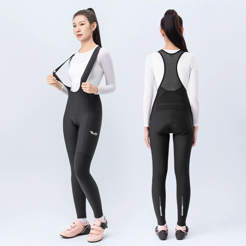 Rockbros TVI Women's Cycling Bib with Pad - Black fekete nadrág 15310004003-211709
