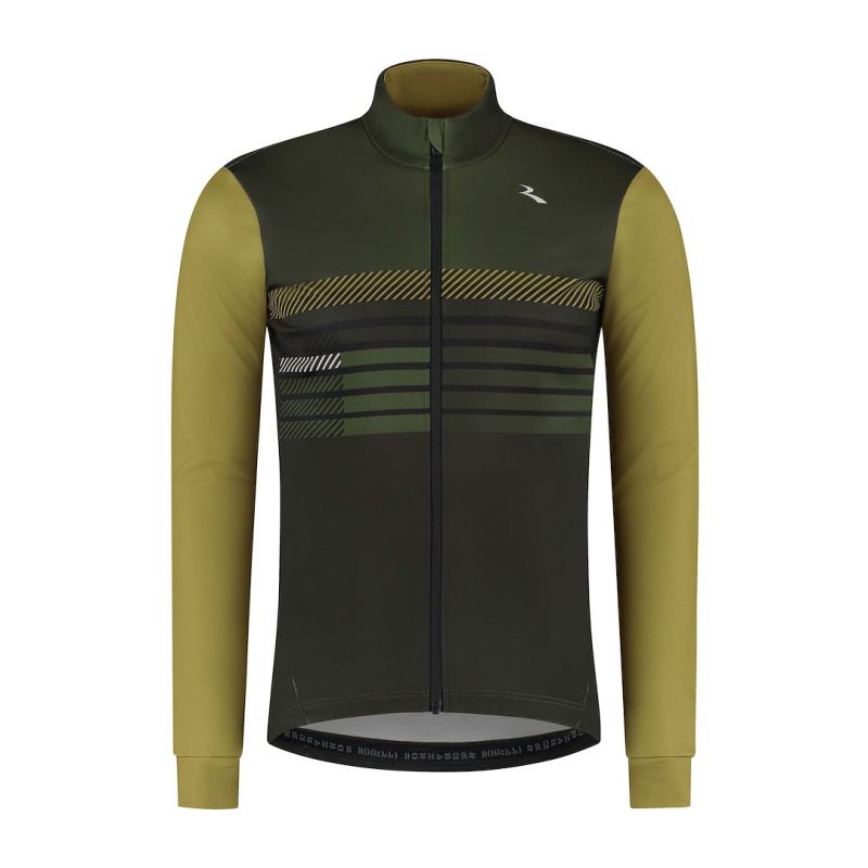 Rogelli STRYDE winter jacket 2XL zöld kötött sapka SIRC1100006.400.2XL