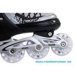 Enero Pro Roller Skates-Roller Skates-Ice Skating 4in1 Led 26-29 Gray szürke skates, roller skates