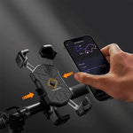 Rockbros 25210030001 Bicycle Phone Holder for Handlebars – Black fekete telefontartó Rockbros-25210030001