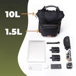 Rockbros H43 Backpack for Brompton Folding Bike - Gray szürke hátizsák