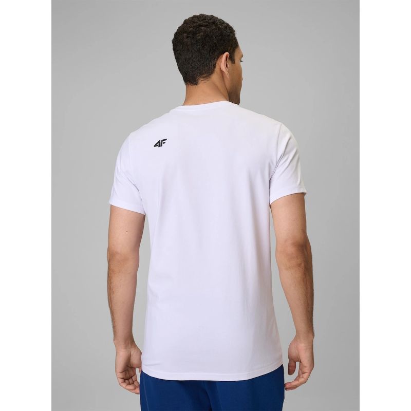 4F Slim men's T-shirt smooth póló 4FRMM00TTSHM4193-10S