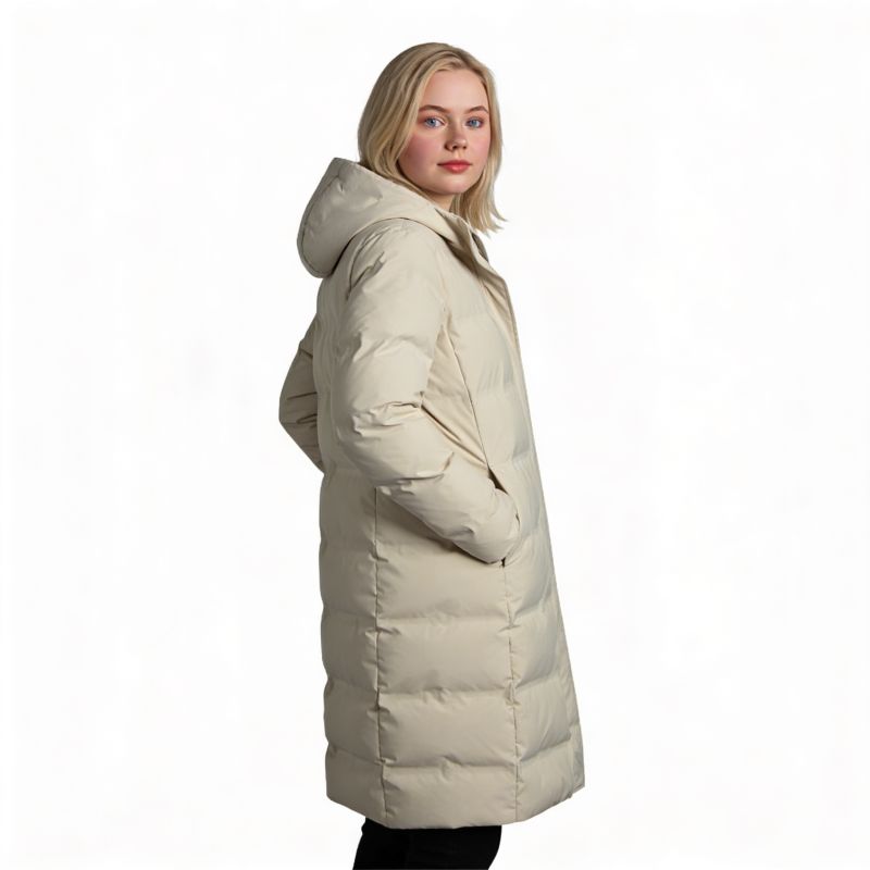 CMP women's long winter jacket, insulated waterproof coat, beige ( ) bézs dzseki