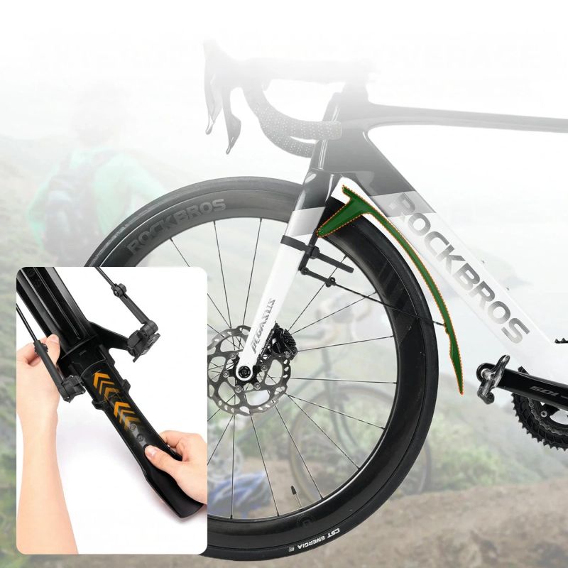 Rockbros FK-892 Off-Road Adjustable Bicycle Fenders - Black