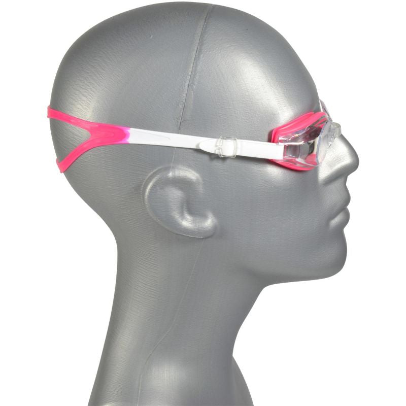 Enero Pink Swimming Goggles With Plugs rózsaszín goggles, training equipment