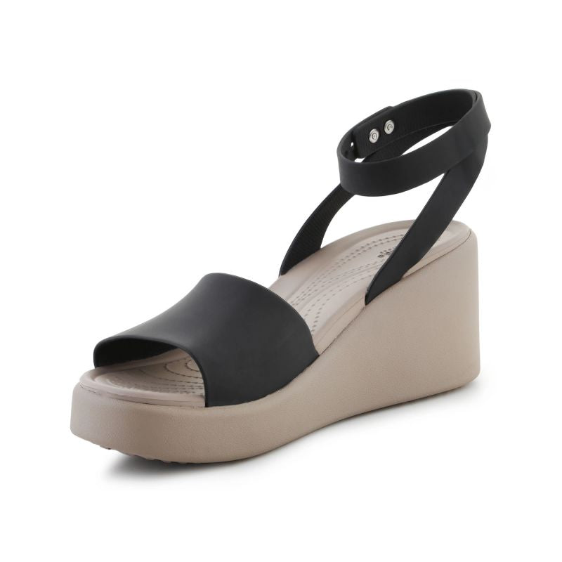 Crocs Brooklyn Ankle Strap Wedge W 209406-07H sandals Cipő