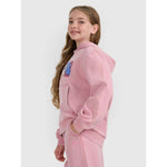 Girls' sweatshirt with hood, open, 4F 4FJRAW25TSWSF2294-54S kapucnis pulóver