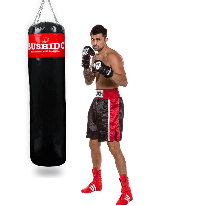 DBX Bushido Punching bag - 150 Red - 150 cm / 50 kg piros punching bags, sandbag