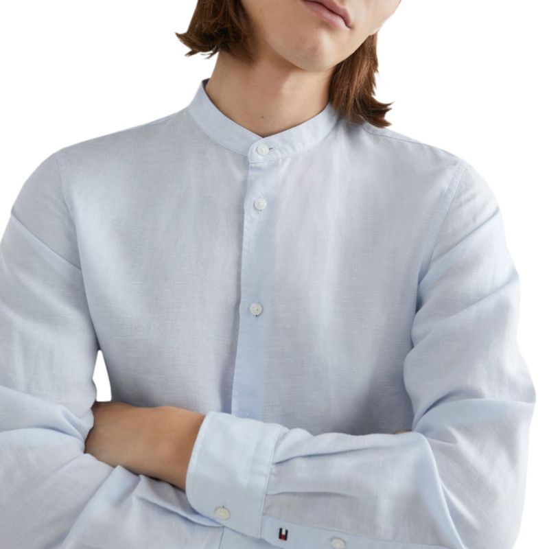 TOMMY HILFIGER MEN&#39;S SHIRT LINEN MW0MW30661 Póló