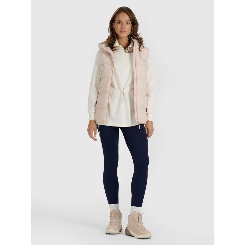 Women's down vest with synthetic filling 4F 4FRAW25TVJAF327-83S kabát