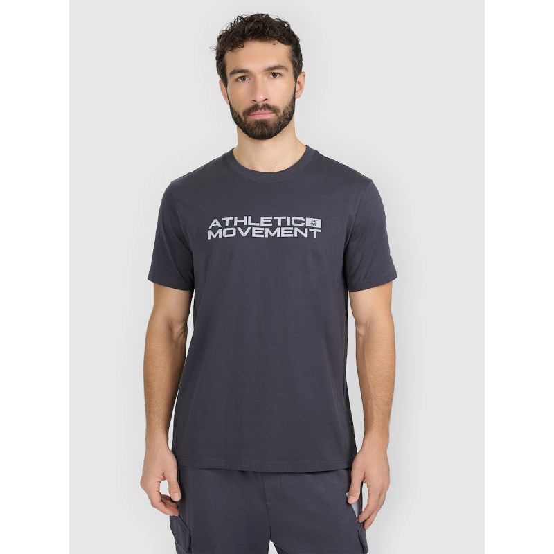Men's regular printed T-shirt 4F 4FRAW25TTSHM3384-22S póló