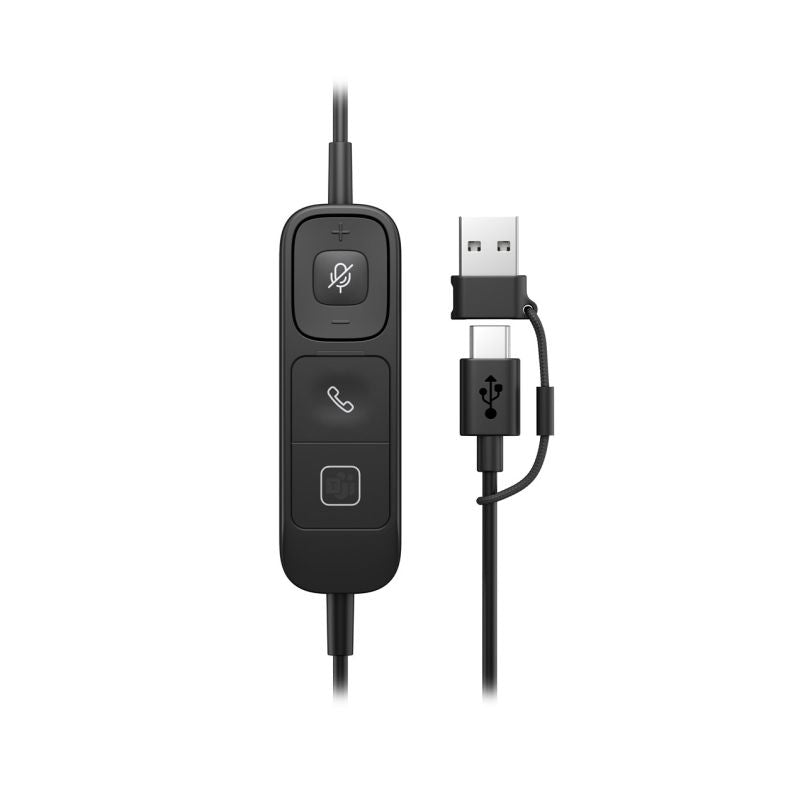 HP Poly Mission 425 Stereo USB Wired Headset