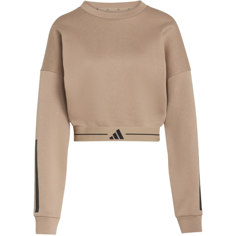 Women's adidas Hyperglam sweatshirt beige KQ5197 2xs pulóver