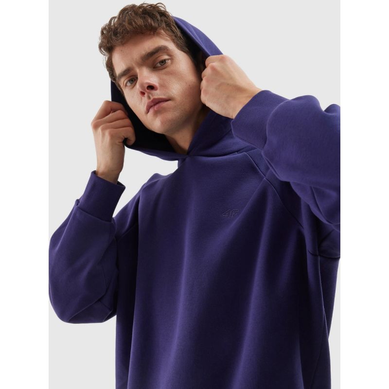 Unisex open-front hooded sweatshirt 4F 4FWAW24TSWSU1314-30S kapucnis pulóver