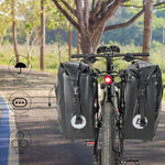 Rockbros 30140022001 waterproof bicycle for trunk - black czarny táska