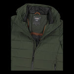 CMP men's winter sports with hood, insulated, green ( ) zöld dzseki