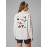 Women's longsleeve regular with print 4F
